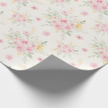 Vackra rosa rosor i akvarellillustrationsstil presentpapper<br><div class="desc">Detta fina rosa rosor vattenfärg illustration stil presentpapper är perfekt för bröllop,  födelsedagar,  mors dag,  etc.  AI-genererad bild av IveyCottage.</div>