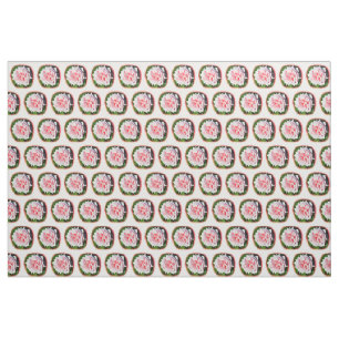 Vackra rosa rosor tyg