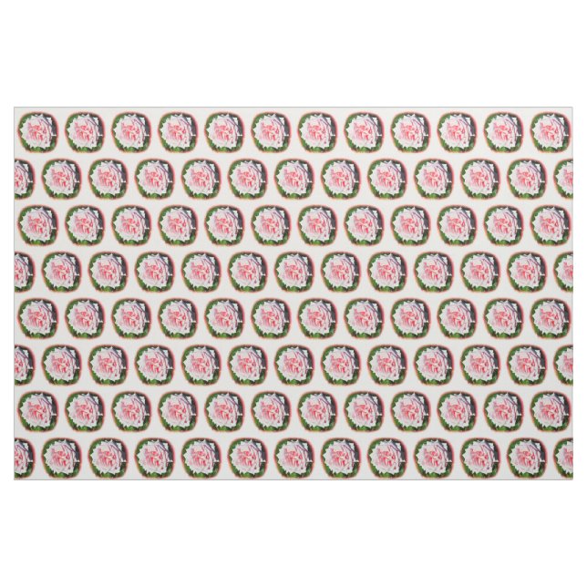 Vackra rosa rosor tyg (Yard)