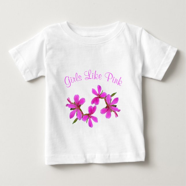 vackra rosa trädgårdsblommor, flickor gillar rosa tee (Framsida)