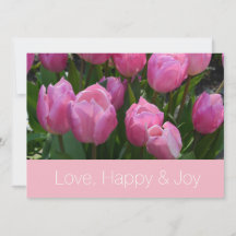 Vackra rosa tulpanblommor kristet bröllop