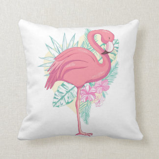Vackra Rosan Flamingo Bird Kudde