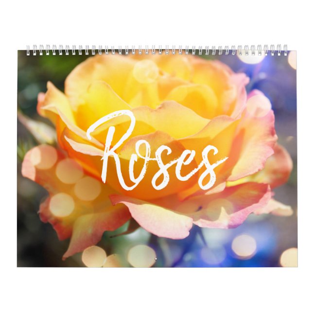 Vackra rosblommor kalender (Omslag)