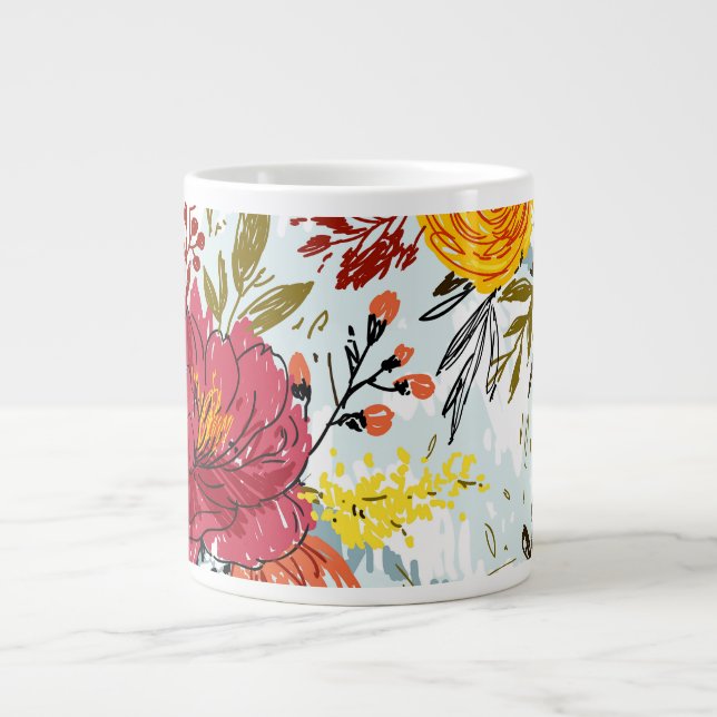 Vackra Rosor Jumbo Mugg (Framsidan)