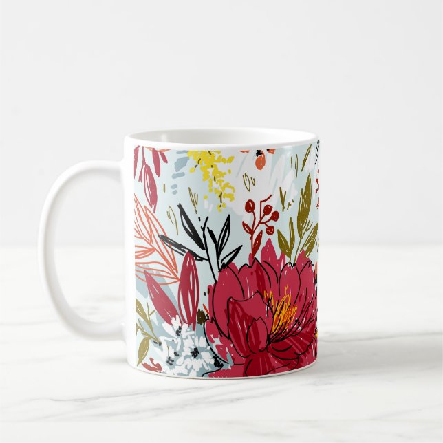 Vackra Rosor Kaffemugg (Vänster)