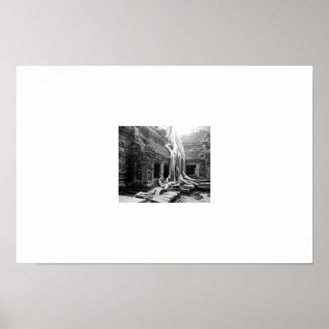 Vackra rötter - Angkor Wats - Kambodja Poster (Framsidan)