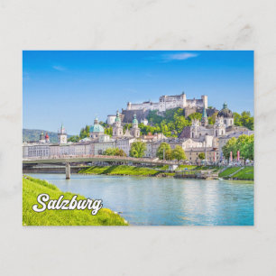 Vackra Salzburg, Österrike Vykort