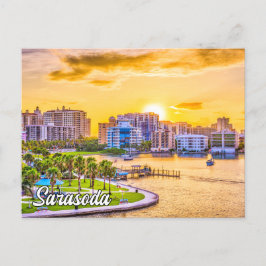 Vackra Sarasoda, Florida, USA Vykort