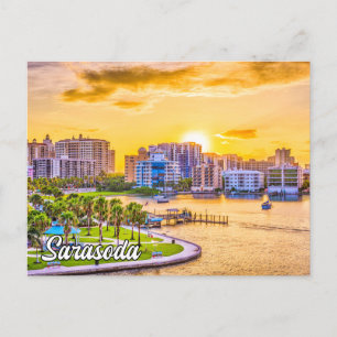 Vackra Sarasoda, Florida, USA Vykort