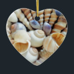 Vackra Seashells, Sommar, Beach, Snäckor Julgransprydnad Keramik<br><div class="desc">Vackra Seashells,  Sommar,  Beach,  Snäckor</div>