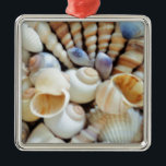 Vackra Seashells, Sommar, Beach, Snäckor Julgransprydnad Metall<br><div class="desc">Vackra Seashells,  Sommar,  Beach,  Snäckor</div>