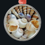 Vackra Seashells, Sommar, Beach, Snäckor Julgransprydnad Metall<br><div class="desc">Vackra Seashells,  Sommar,  Beach,  Snäckor</div>