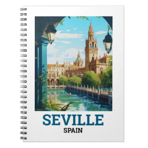 Vackra Sevilla Beauty of Andalusia Spain Travel Anteckningsbok