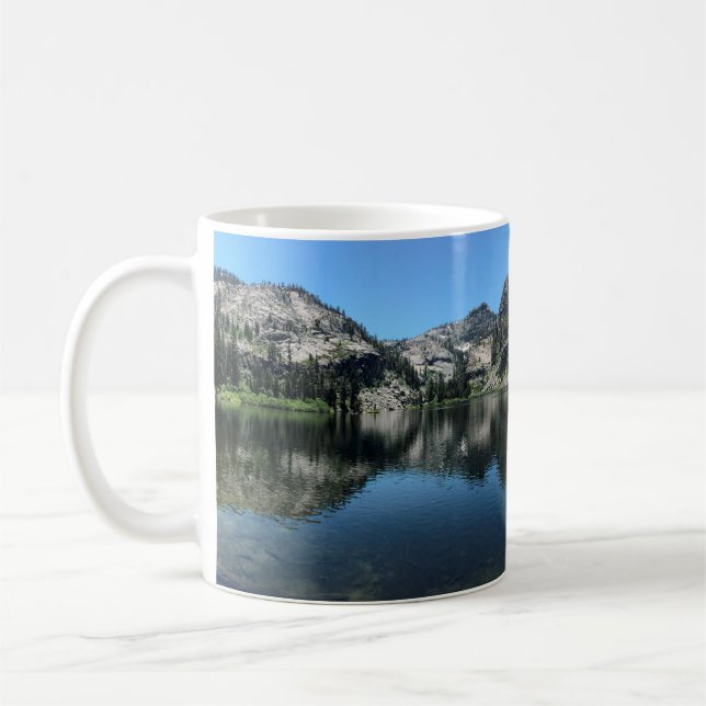 Vackra Sjö Tahoe Landscape och Sjö Kaffemugg (Vänster)
