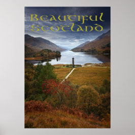 Vackra Skottland, Glenfinnan Monument Poster