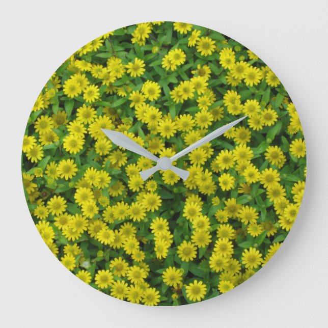 Vackra små gula blommor stor klocka (Framsida)