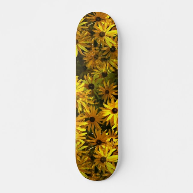 Vackra solblommor Skateboard (Framsida)