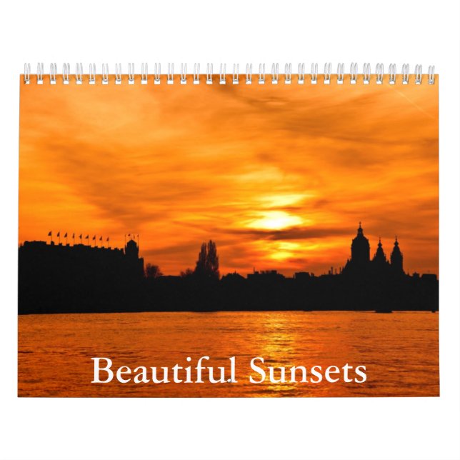 Vackra solnedgångar kalender (Omslag)