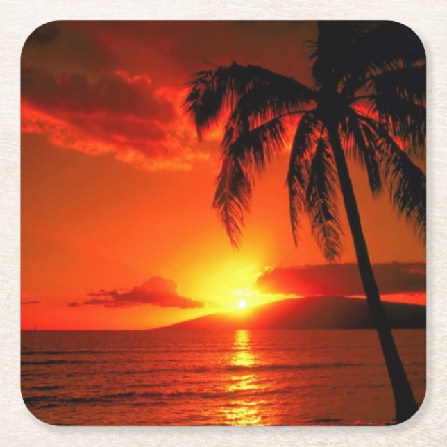 Vackra solnedgången Underlägg (Framsidan)