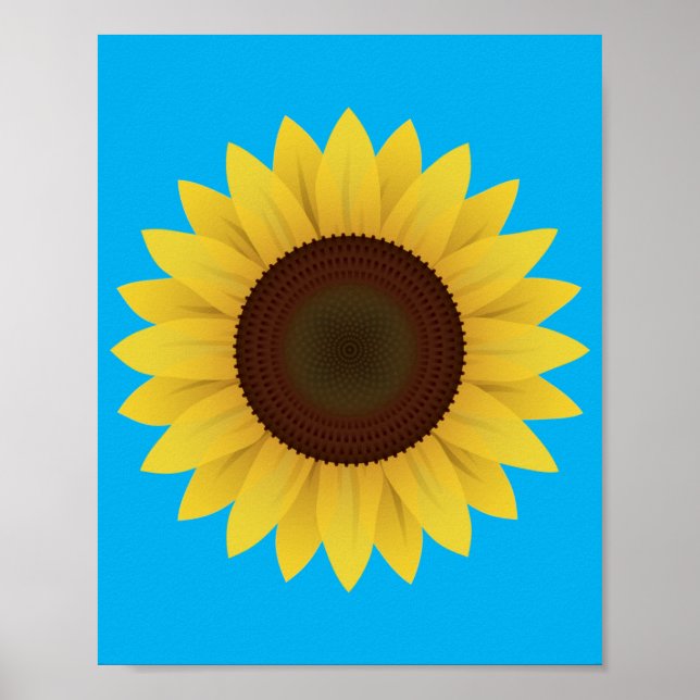 Vackra sommarsolrosor Poster (Framsidan)