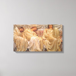 Vackra Sömnig kvinnor (Dreamers) (Vintage Art) Canvastryck