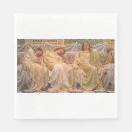 Vackra Sömnig kvinnor (Dreamers) (Vintage Art) Pappersservett