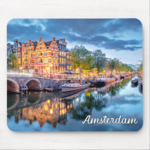 Vackra staden Amsterdam, Nederländerna Musmatta