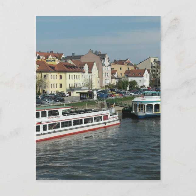 Vackra staden Regensburg Vykort (Framsida)