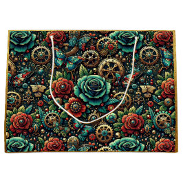 Vackra Steampunk Themergion Gears och Ro