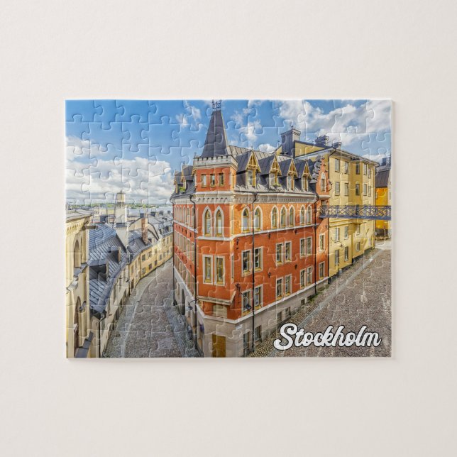 Vackra Stockholm, Sverige Pussel (Horisontell)