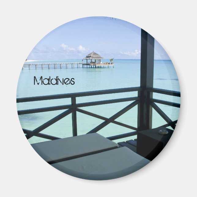 Vackra stranden på handikar magnet (Framsidan)