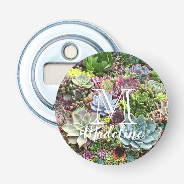 Vackra Succulents Flasköppnare (Framsidan)