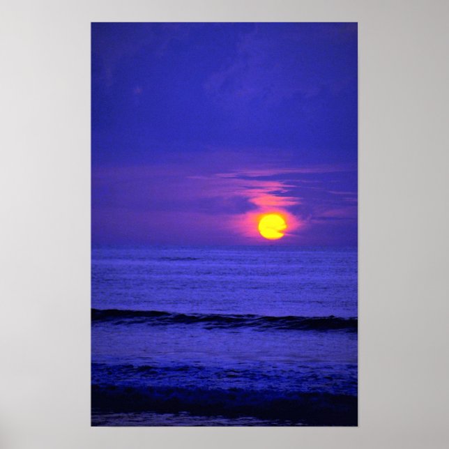 Vackra Sunset: Bali, Indonesien Poster (Framsidan)