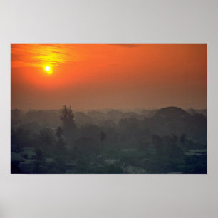Vackra Sunset: Bangkok, Thailand Poster