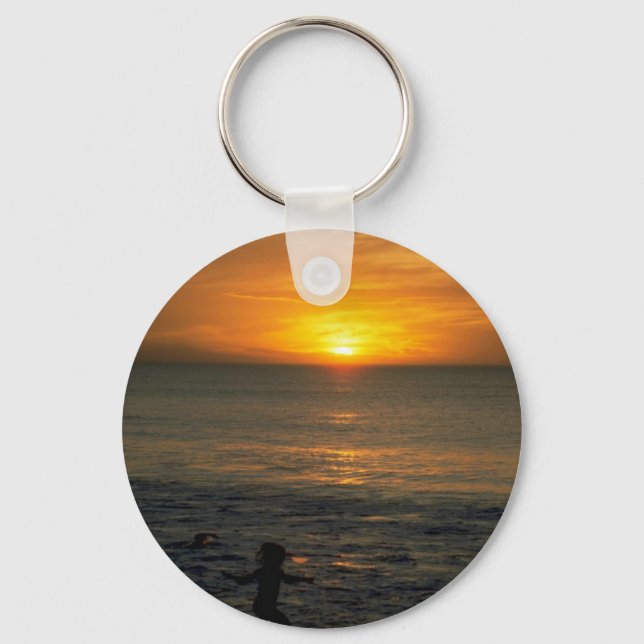 Vackra Sunset: Perth, Australien Nyckelring (Framsida)