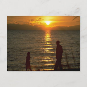 Vackra Sunset: Sjö Malawi, Malawi Vykort