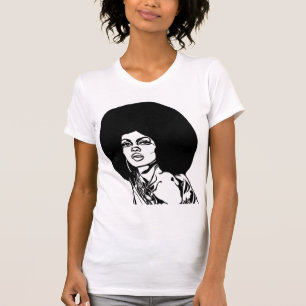 vackra svarta afrikanska kvinnor i abstrakten ansi t shirt