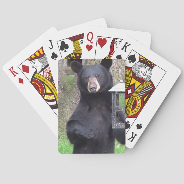 Vackra, svarta kulor, uppspelningskort casinokort (Baksidan)