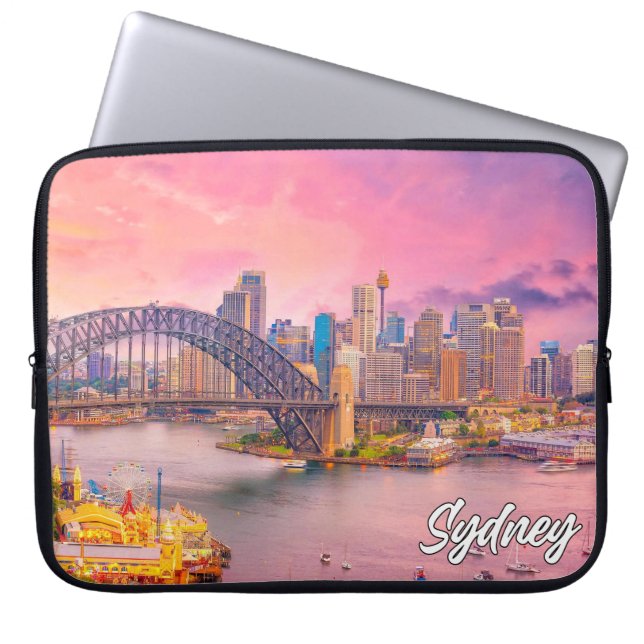 Vackra Sydney, Australien Laptop Fodral (Framsidan)