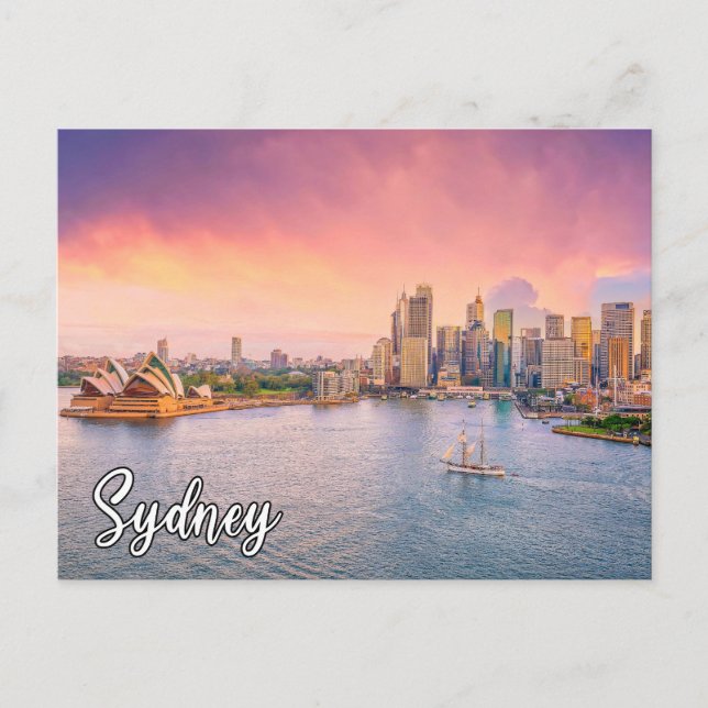 Vackra Sydney, Australien Vykort (Framsida)