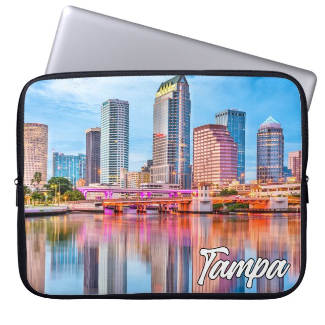 Vackra Tampa, Florida, United Stater Laptop Fodral (Framsidan)