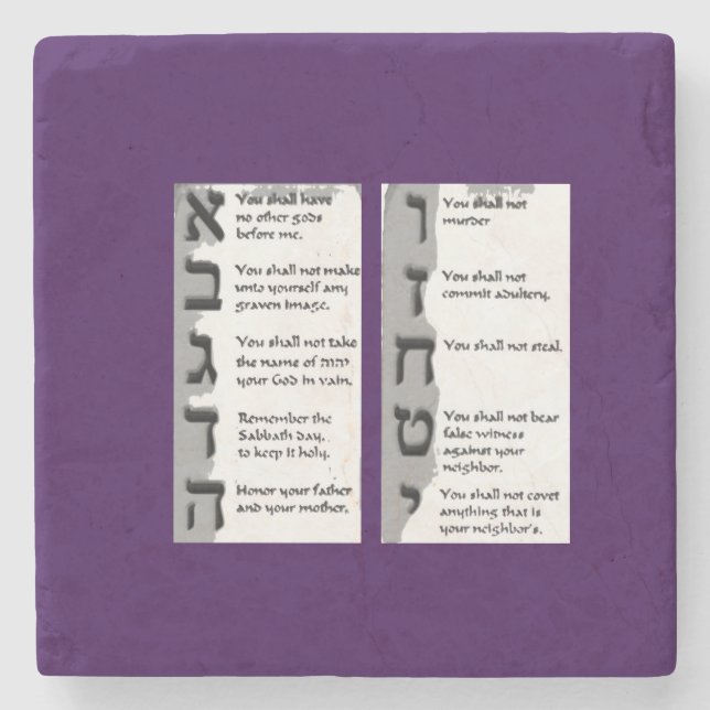 Vackra teaterföreställningar om de tio hebreiska b stenunderlägg (Framsidan)