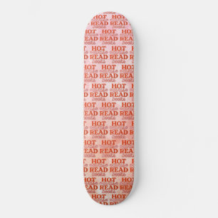 Vackra Tjejer Läs Böcker Mini Skateboard Bräda 18,5 Cm