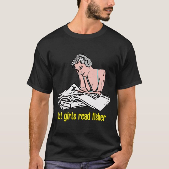 Vackra tjejer läser Mark Fisher T Shirt (Framsida)