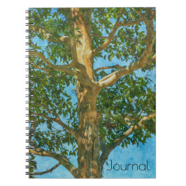 Vackra Träd och Himlar Art Journal Anteckningsbok