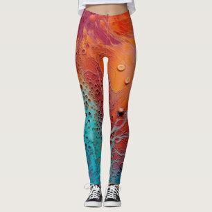 Vackra traditionella abstrakter leggings