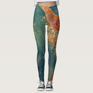 Vackra traditionella abstrakter leggings