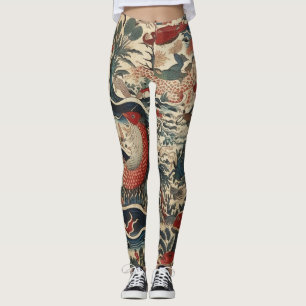 Vackra traditionella bensin leggings