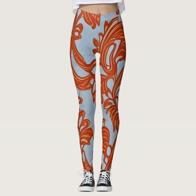 Vackra traditionella bensin leggings (Framsida)