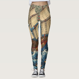 Vackra traditionella bensin leggings